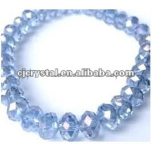 Glass Rondelle Beads Bracelet